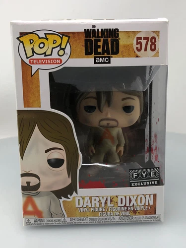 The Walking Dead Funko POP! Daryl Dixon #578 (FYE Sticker) ***DAMAGED***