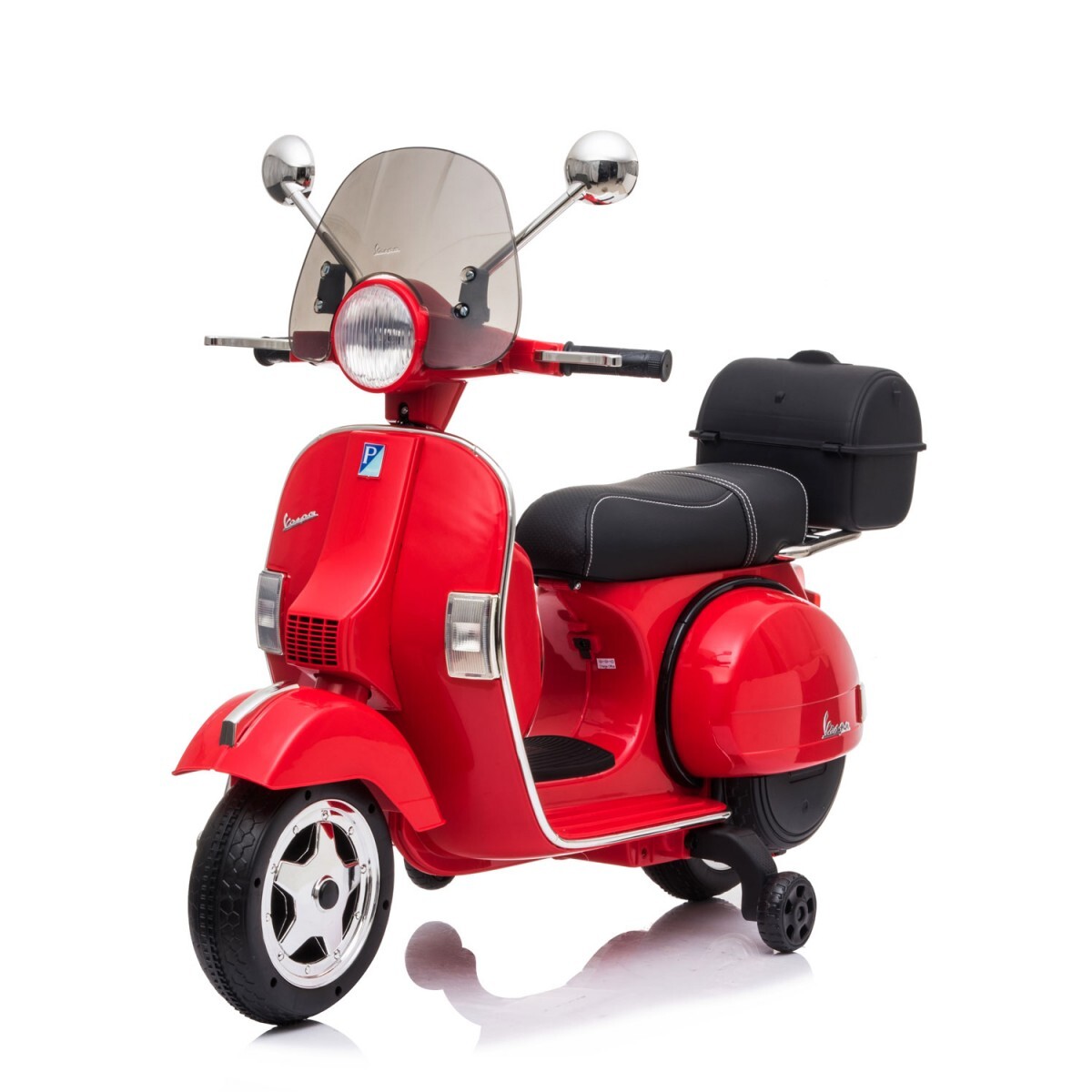 Piaggio Vespa PX 150 Rosso Moto Elettrica da Bambini a Batteria 12 V