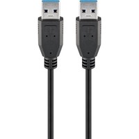 Goobay Usb 3.2 Gen 1 Kabel, USB-A Stecker > USB-A Stecker, Schwarz