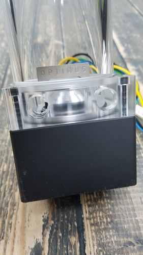 Optimus Signature Reservoir Acryl 8,5" SCHWARZ Keramik 3 Anschlüsse **OFFENE BOX ARTIKEL** - Bild 3 von 10