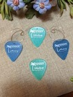 2 Set Vintage Fender California Surf Palm Interchangeable Handmade Hoop Earrings — photo 2