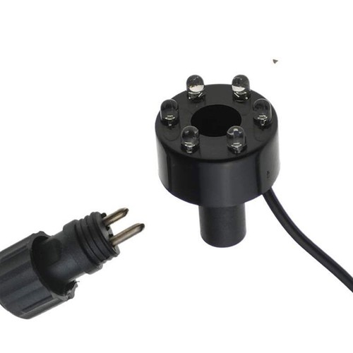 Underwater 6-LED Light Ring For Fountain Fish Pond Water Garden AC Adapter 12vE3 - Picture 10 of 14