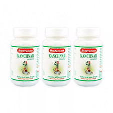 3 x Baidyanath Kanchnar Guggulu 240 Tabs Exp May 2028  Free Shipping