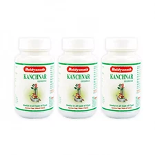 3 x Baidyanath Kanchnar Guggulu 240 Tabs Exp May 2028 + Free Shipping