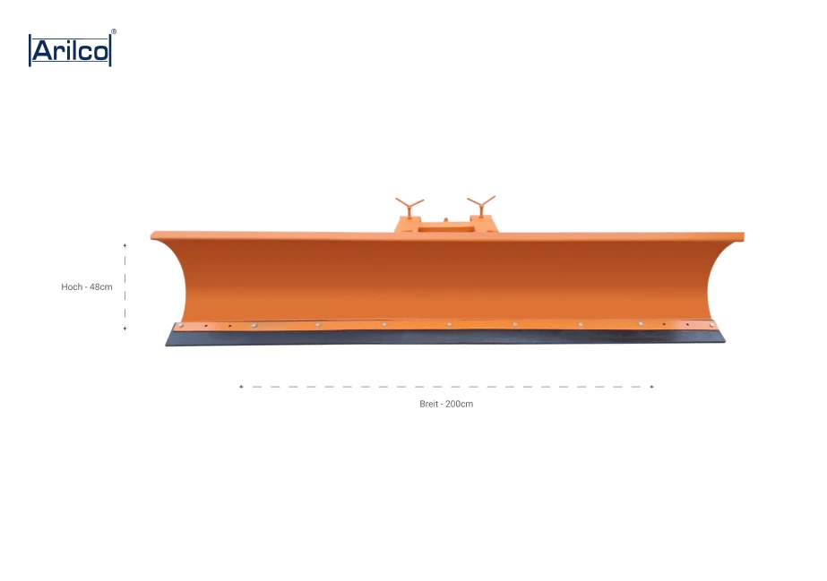 Schneeschieber | hydraulisch | 2m |  2,25m |  Stapler | Traktor | Schneeschild  - Bild 4 von 4