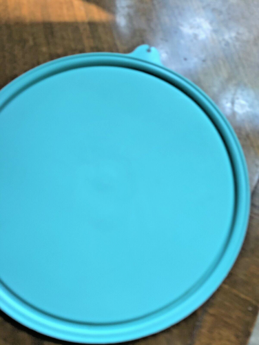 TUPPERWARE REPLACEMENT 6-3/4" AQUA LID 228 - Picture 3 of 3