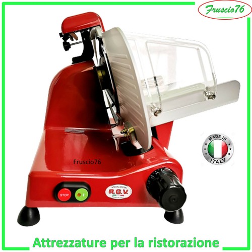 Affettatrice Elettrica Special Edition 25 RGV Lama 250 mm Rossa 140W + Borraccia - Foto 11 di 12