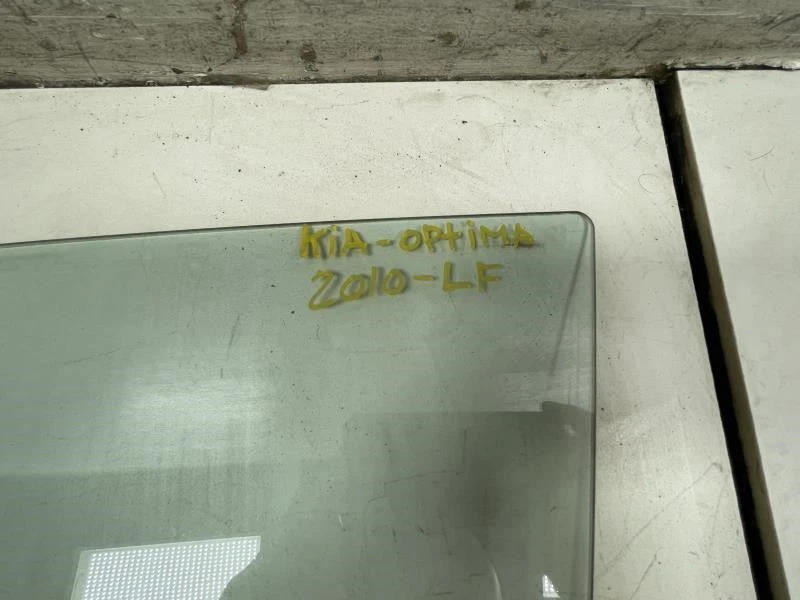 2010 KIA OPTIMA FRONT LEFT RIVER SIDE SIDE DOOR WINDOW GLASS OEM+  - Image 4 of 4