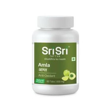Sri Sri Tattva Amla - Anti Oxidant Pure Herbal 60 Tabs 500 mg
