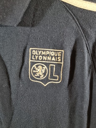 Olympique Lyonnais Umbro polo shirt MENS SIZE MEDIUM EUC - Picture 2 of 8