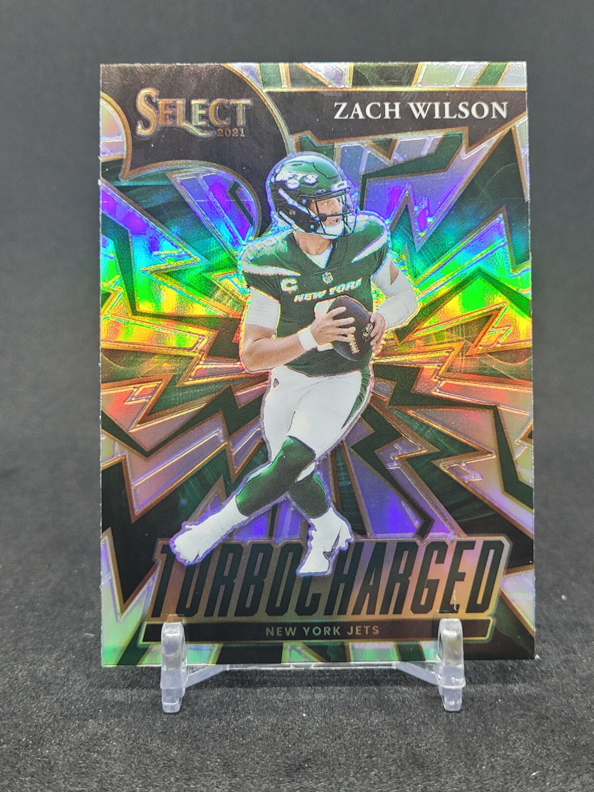 2021 Select RC Turbocharged Zach Wilson Rookie Silver SP #TUR-2 New York Jets