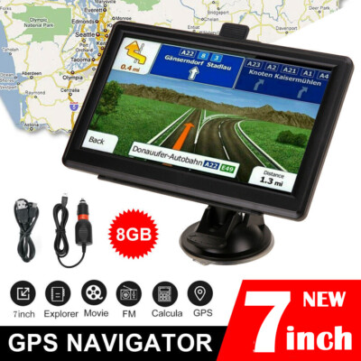 5/7''inch Gps Navigation for Car/Truck Touch Screen Maps w/Spoken Voice Direction