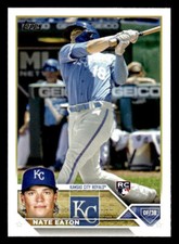 2023 Topps #557 Nate Eaton Rookie Card Kansas City Royals