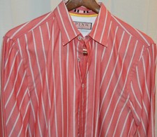 Designer - Pink - striped stylish men's sophisticated dress shirt 