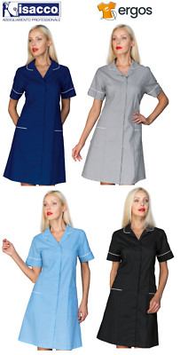 Isaac shirt FIRENZE jacket half sleeve split work women aesthetic doctor