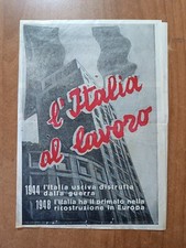 Christian Democracy brochure Italy at work