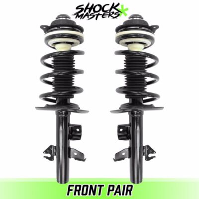 Front Pair Complete Struts & Spring Assemblies for 2014-2018 Jeep Cherokee AWD