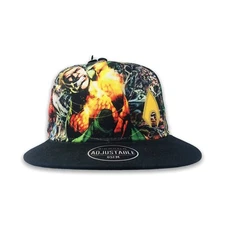 DC Comics AQUAMAN Sublimated Print All Over Snapback Hat Bio World Adjustable 