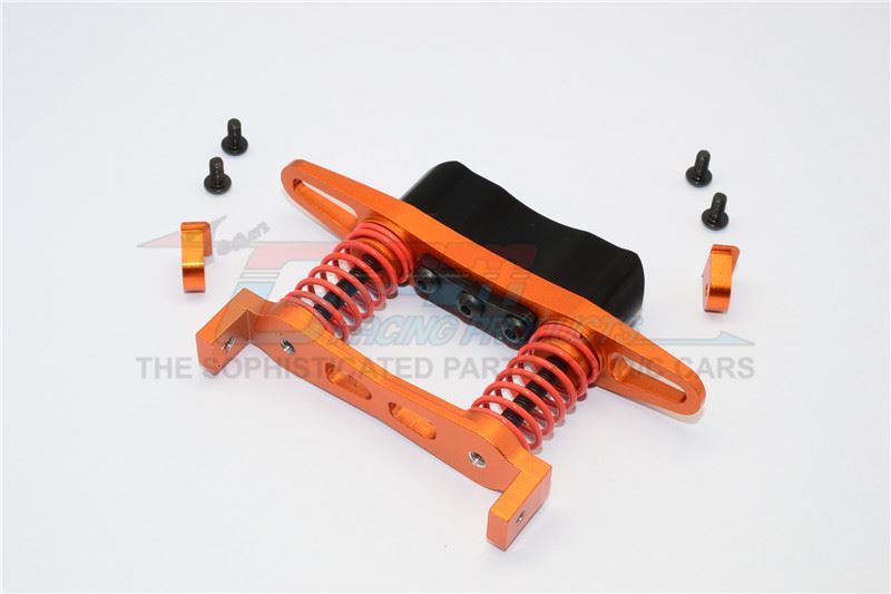 GPM Vaterra K5 Blazer Ascender Tuning-Teile - Aluminium Rear Bumper Mount Set, 2-teilig, Blau, Für 1/10 RC-Modell