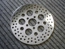 CIRCULAR 11.5" DRILLED OEM IMPROVED REAR BRAKE ROTOR FOR HARLEY 84 UP PARTS