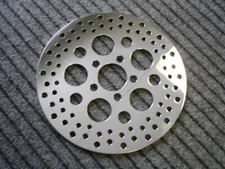 CIRCULAR 11.5" DRILLED OEM IMPROVED REAR BRAKE ROTOR FOR HARLEY 84 UP PARTS