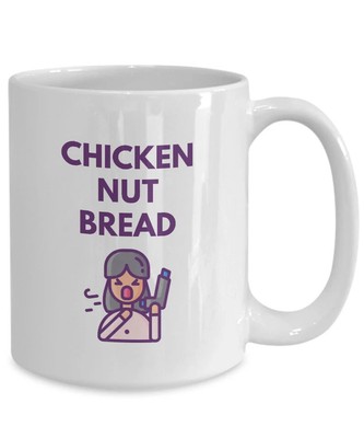 Funny Pinoy Joke Coffee Mug - Chicken Nut Bread - Gifts For Filipinos, Tagalog