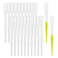 200PCS 3ml Disposable Plastic Transfer Pipettes, Calibrated Dropper DIY Art