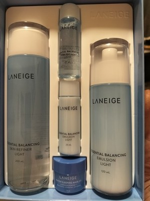 LANEIGE Basic Duo ~Moisture~ 5pc Gift Set, New in Box