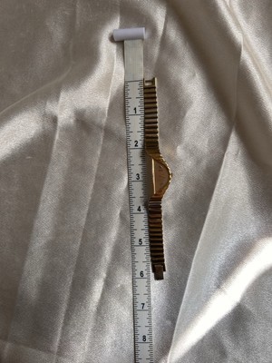 Vintage Seiko Rivoli Watch Women Half Moon Gold Asymmetrical 1F20-5D59 ...