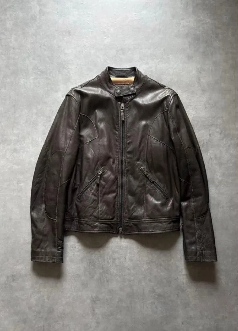 Armani Jeans Leather Outer Shell Jackets for Men for Sale - Shop