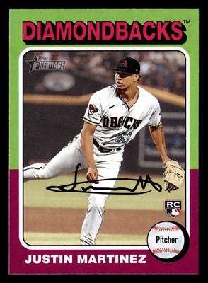 Justin Martinez 2024 Topps Heritage #169 Diamondbacks ROOKIE Buy10get5FREE