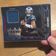 2025 Panini Rookies & Stars Royalty Jalen Hurts Eagles #R-JHS Memorabilia Card