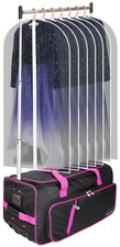 Dance Bag With Garment Rack,23inch Dance Competition Garment Bags with Clothe...