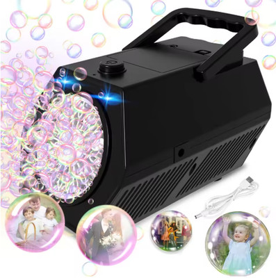 Automatic Bubble Machine Blower 2-Speed Bubble Maker for Kids Parties