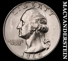1960-D Washington Quarter - Choice Gem Brilliant Uncirculated  Lustrous  #J9967