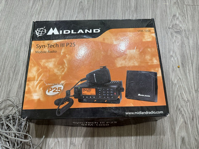 Midland Syn-Tech III P25 STM-1050 Digital Mobile Radio w/ Keypad Mic Speaker