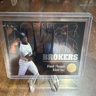 Donruss 1994 Power Brokers Frank Thomas White Sox Insert Home Run Stats #1 OF 10
