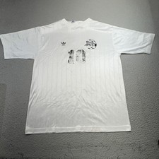 Vintage Adidas Soccer Jersey Men XL Shirt 90s Black Magic 10 Trefoil Blokecore