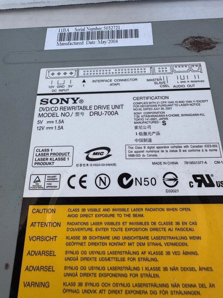 Sony DRU-700A Internal Double Layer - Image 4 of 4