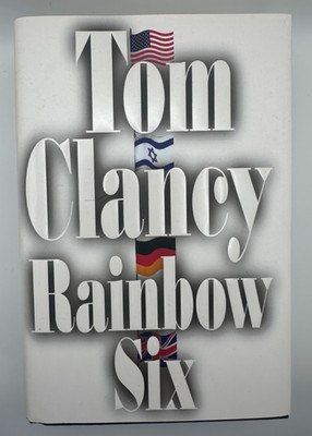 Tom Clancy Rainbow Six 1998 Jack Ryan Espionage HC DJ First Edition 1st Printing