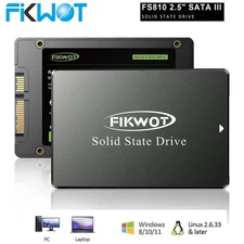 Fikwot 2.5'' SATA SSD 512GB 6GB/s   Internal Solid State Drive for PC Windows 10