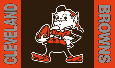 New Cleveland Browns Flag  3'x5'  FLAG/banner flag-FREE SHIPPING
