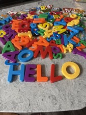 Assortment of Colorful Letters Numbers Animals Magnets for Kids Various Sizes