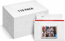 110 Pack Rigid Mailers 7x4.35 Trading Card Shipping Envelopes Sleeves