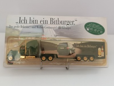 Bitburger Werbetruck 1:87 - Freightliner FLD 120 Sattelzug - OVP
