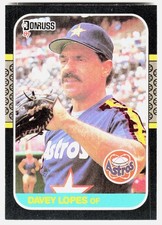1987 Donruss #455 Davey Lopes - EX