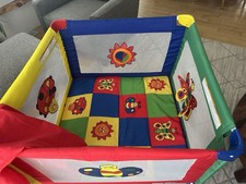 Vintage 1990s Graco Pack N Play Sport Playpen Baby Toddler with bag TOT BLOCK