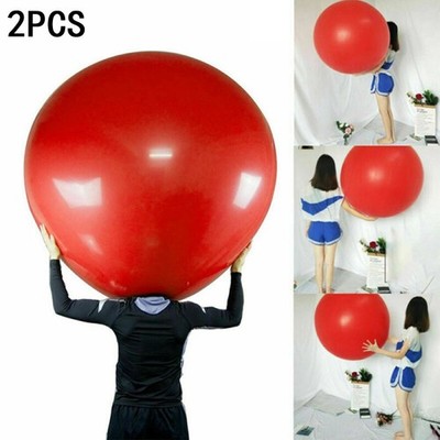 Brand new High quality Balloon 2Pc Red Round Toys Valentine's Day 2Pcs