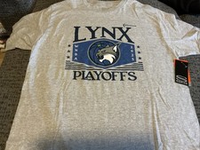 Official WNBA Minnesota Lynx Women’s Basketball Playoff 2025 T Shirt Size Medium