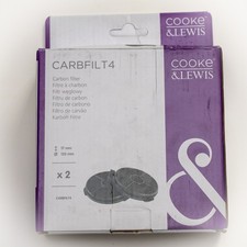 Cooke & Lewis CARBFILT4 Carbon filter Pack of 2 (RRP �27) Genuine